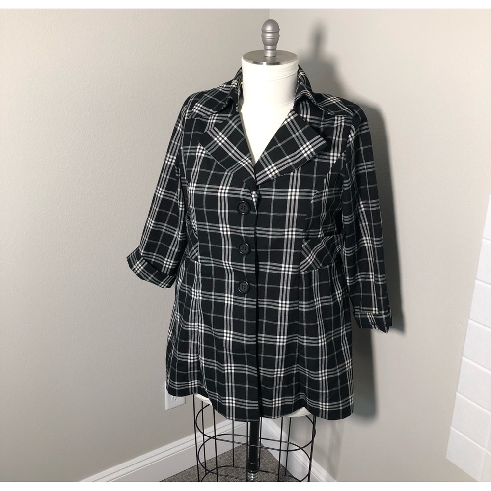 Plus Size Light Weight Trench Coat